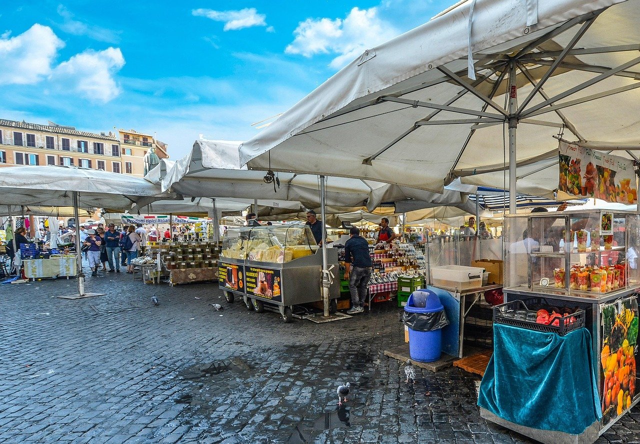 market, campo, fiori, italian, outdoor, umbrella, street, variety, italy, rome, fruit, market, market, market, street, rome, rome, rome, rome, rome